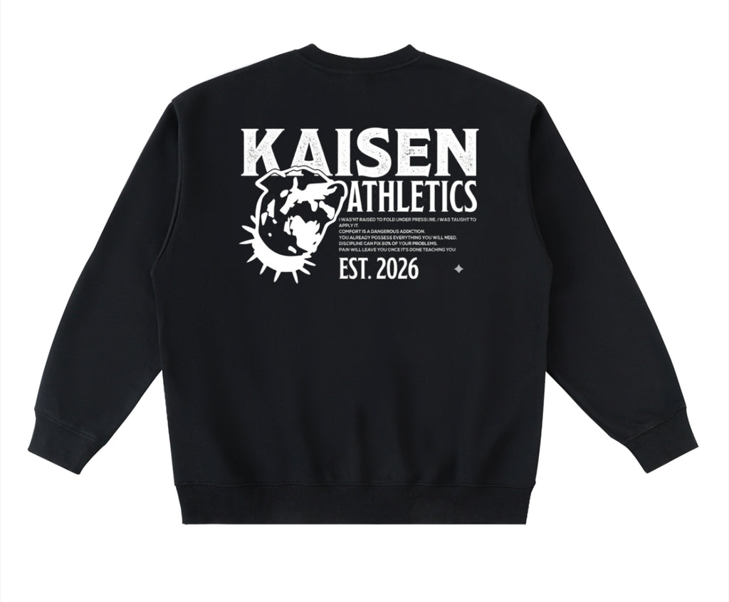 Oversized Crewneck Taped Sweatshirt