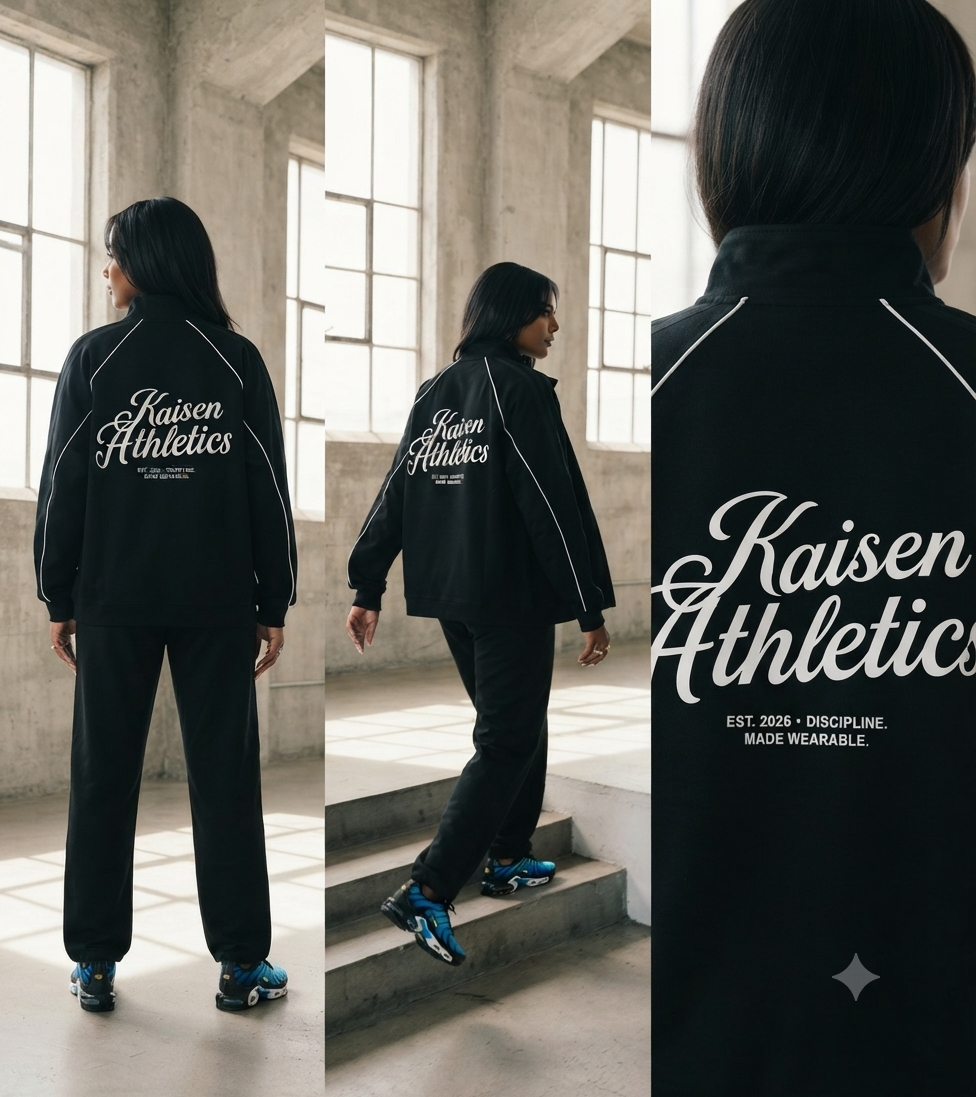 Reflection Striped Raglan Sleeve  Jacket
