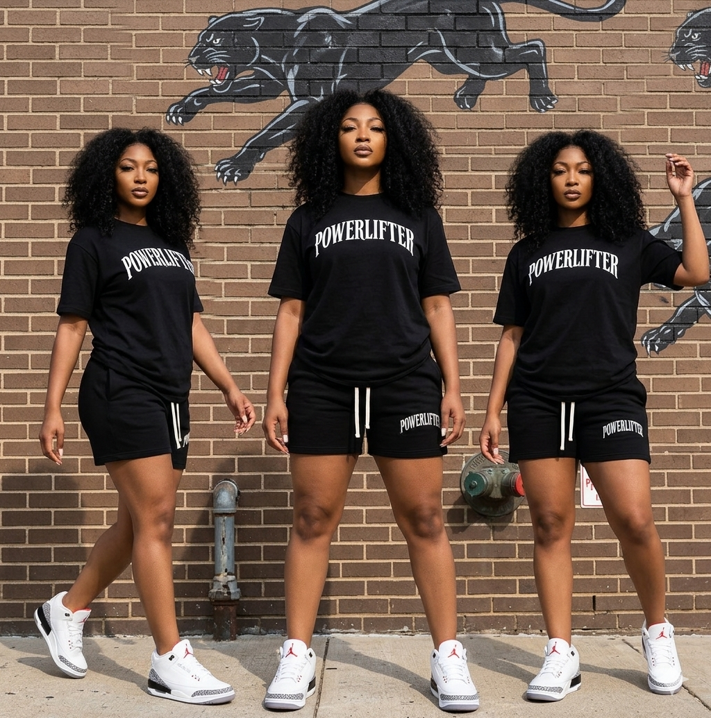 Relaxed Drawstring Three-quarter Sweatpants